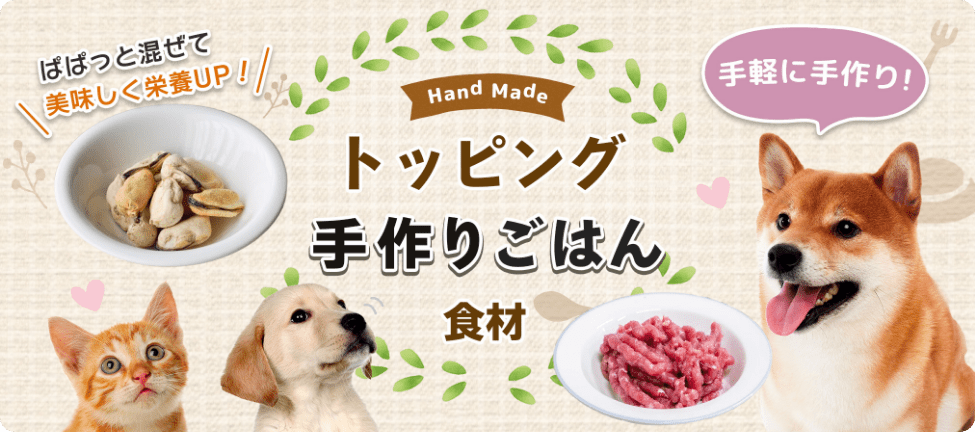 トッピング手作りごはん食材